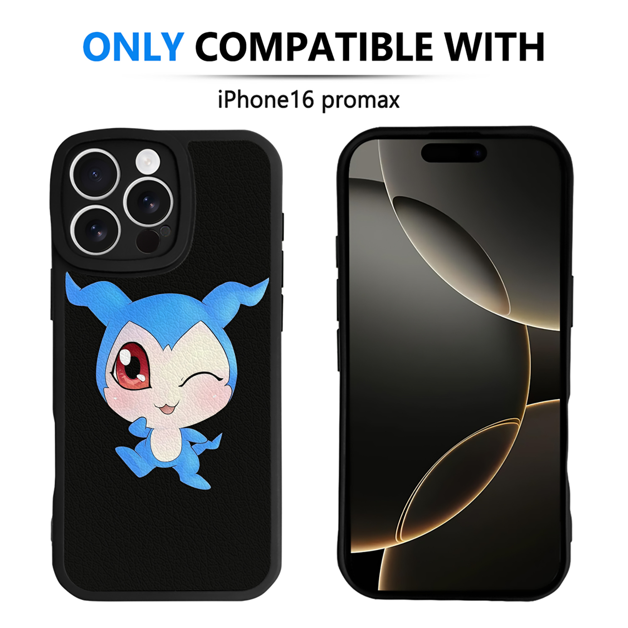 （画像用） Digimon デジタルモンスター/デジモン 【iPhone 16シリーズ対応】シリコンスマホケース（レザー調） 材質：シリコン